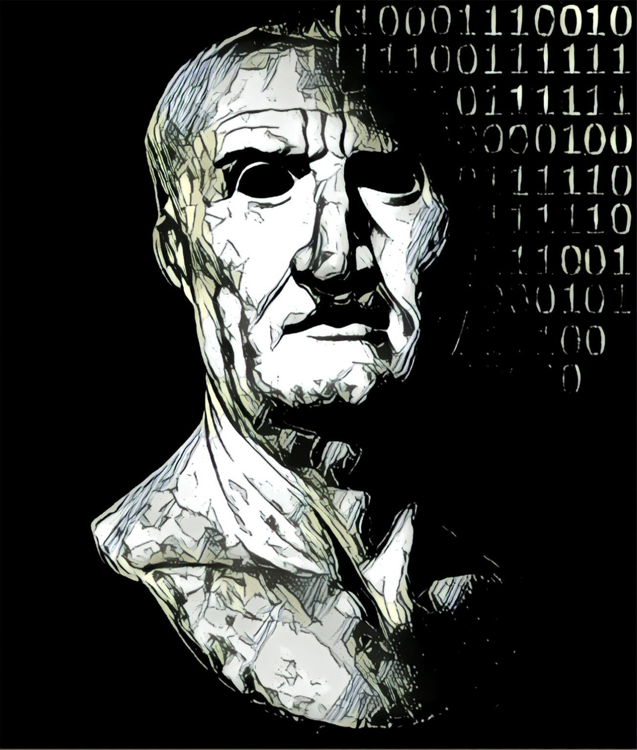 History Machine Podcast episode art, Marius Bust