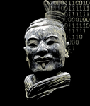 History Machine Podcast Image Bust of Chinese Warrior